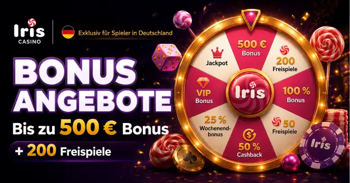 IRIS Casino bonus banner